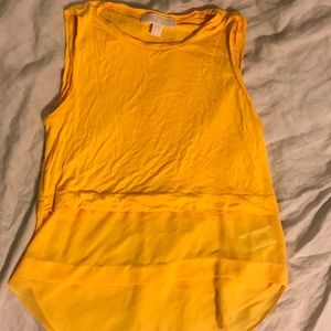 Michael kors yellow tank